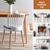 12 Pcs Silicone Chair Leg Floor Protectors with Non-slip Felt, Furniture Cups for Hardwood Floors, Protect Floors from Scratches