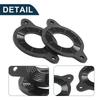 TUCKBOLD Speaker Spacer Ring Midrange Speaker Spacer Adapter for Toyota Waterproof Speaker Subwoofer Mount Spacer Racket Ring Black 2pcs