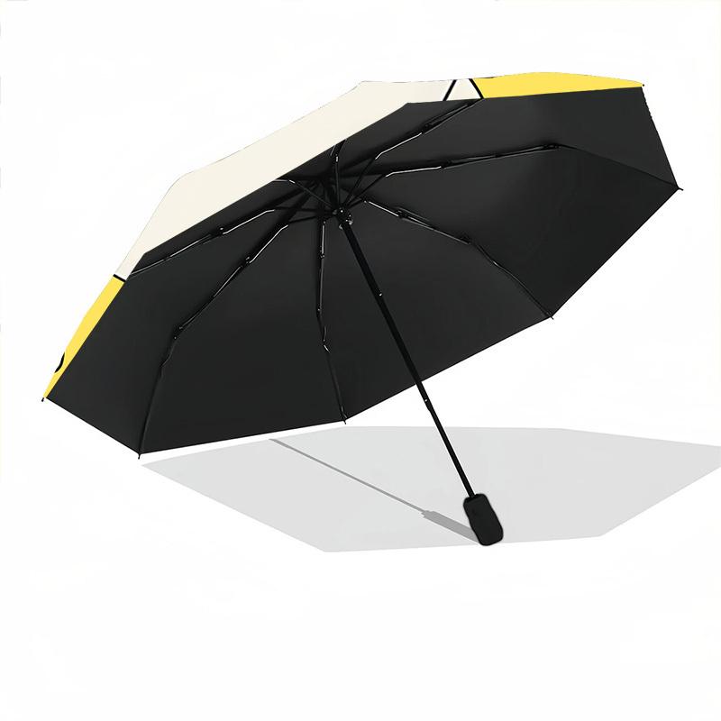 1pc Cat Lightning Automatic Folding Umbrella with 8-Rib Windproof Design, Portable Foldable Sunshade Umbrella For Halloween 097
