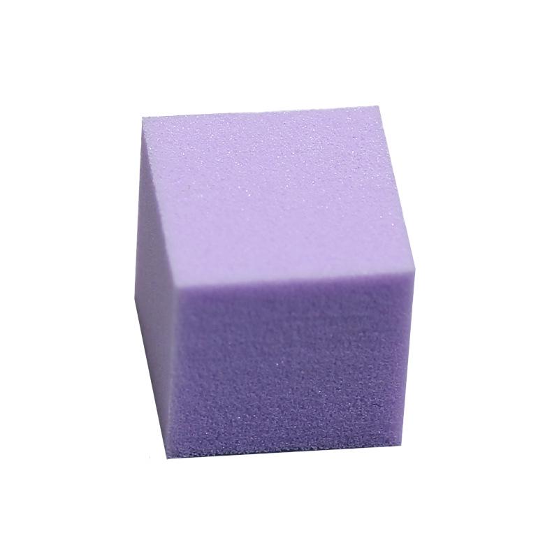 Mini Tofu Block Sponge Nail Art Tool Set: Gradient Ombre Blush Nails with Metal Grabber Clips