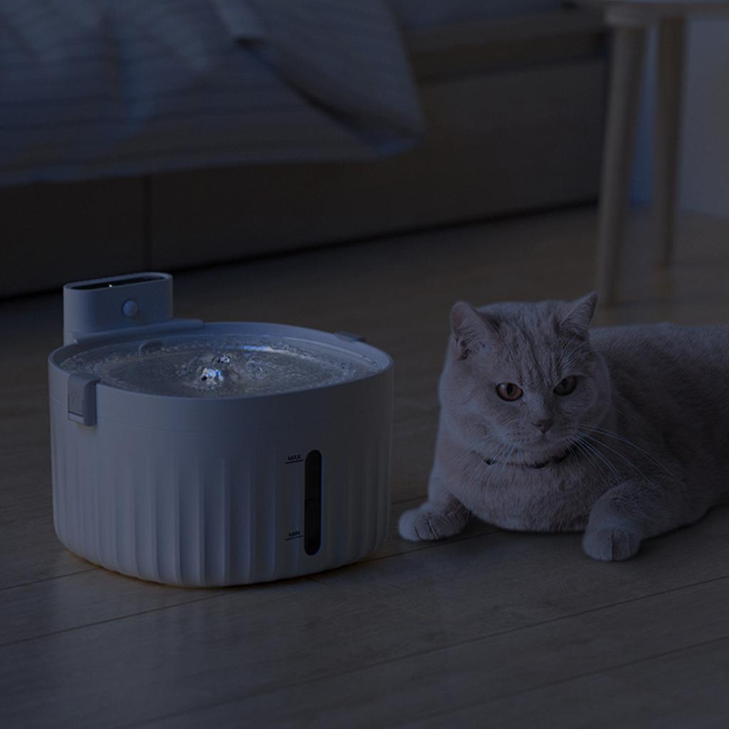 Pet Water Fountain Automatic Circulating Drinking Bowl Wireless Cat Drinking Feeder Intelligent Sensor Moving Non-Electric