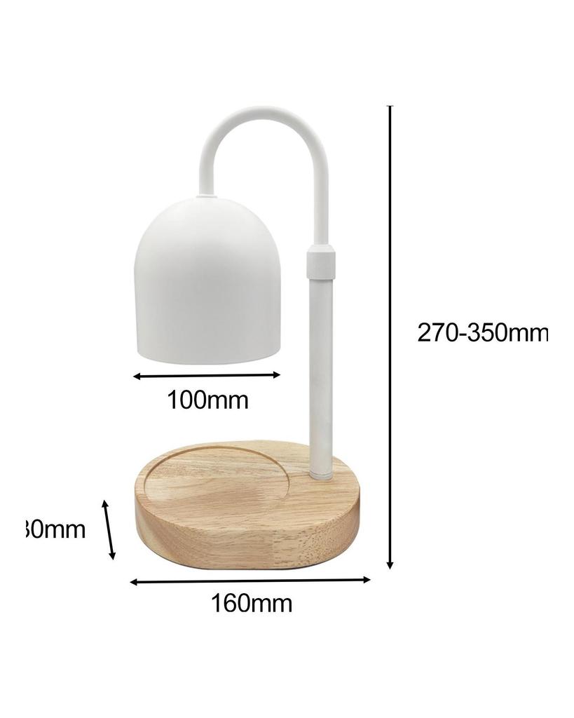 Lampa grzewcza do świec, adapter amerykański, lampa stołowa do topienia świec, do sypialni