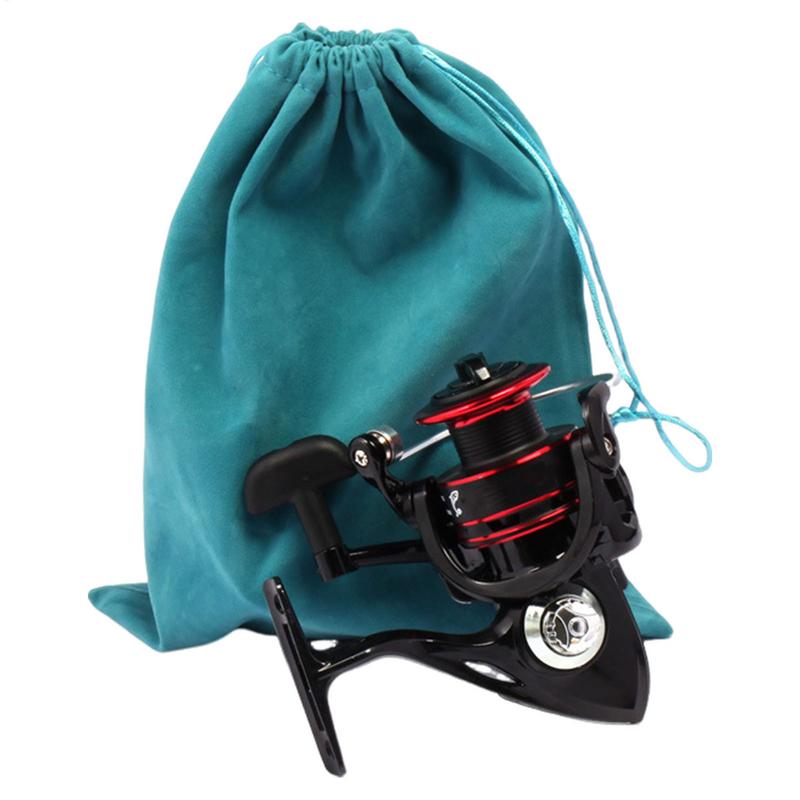 Drawstring Fishing Reel Storage Bag Portable Fishing Reel Protector Fishing Tackle Bag Accessory Portable bag for fishing stuff