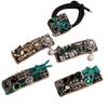 Retro Grün Schwerindustrie Strass Haarspange Herbst und Winter Kleiner Duftiger Stil Mode BB Clip Haaraccessoires Damen