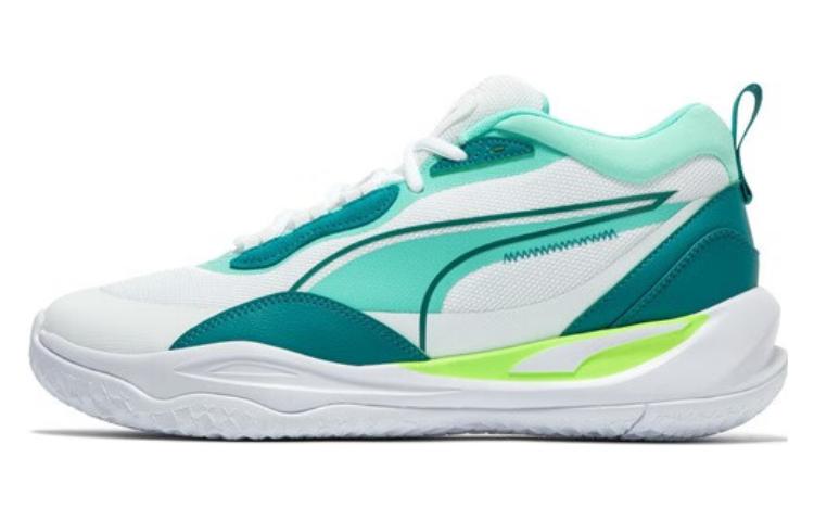 Puma Playmaker Pro White Electric Peppermint 44.5