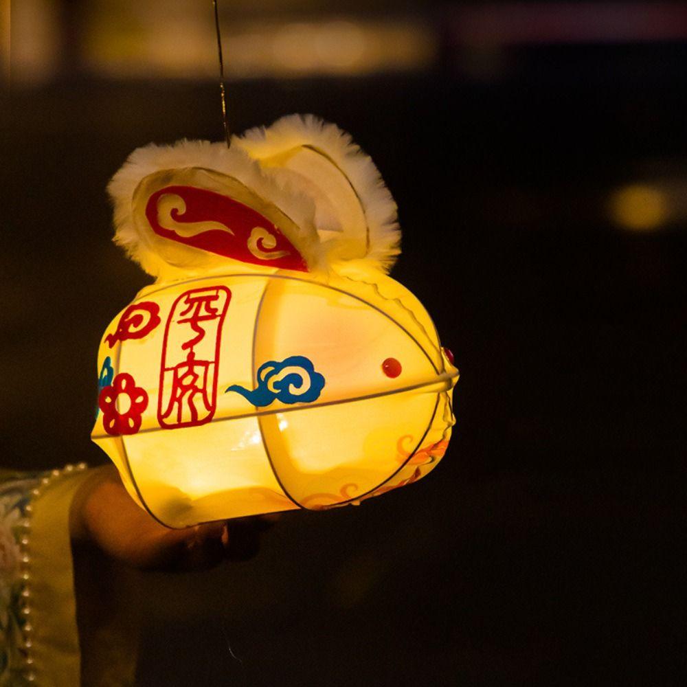 

Светящийся ручной работы светящийся кролик фонарь поделки фонарики DIY Материал Упаковка Hanfu аксессуары Style A