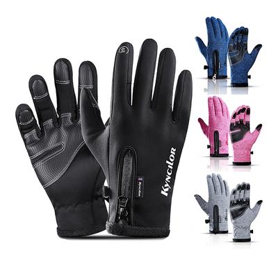 Winter Warm Touchscreen Man Gloves Waterproof Ski Women Non-slip Outdoor Sport Windproof Warmth Riding Reflective Gloves