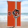 Cincinnati Bengals Logo Print Beach Towel, Large Soft Quick Dry Towel for Beach Camping Swimming