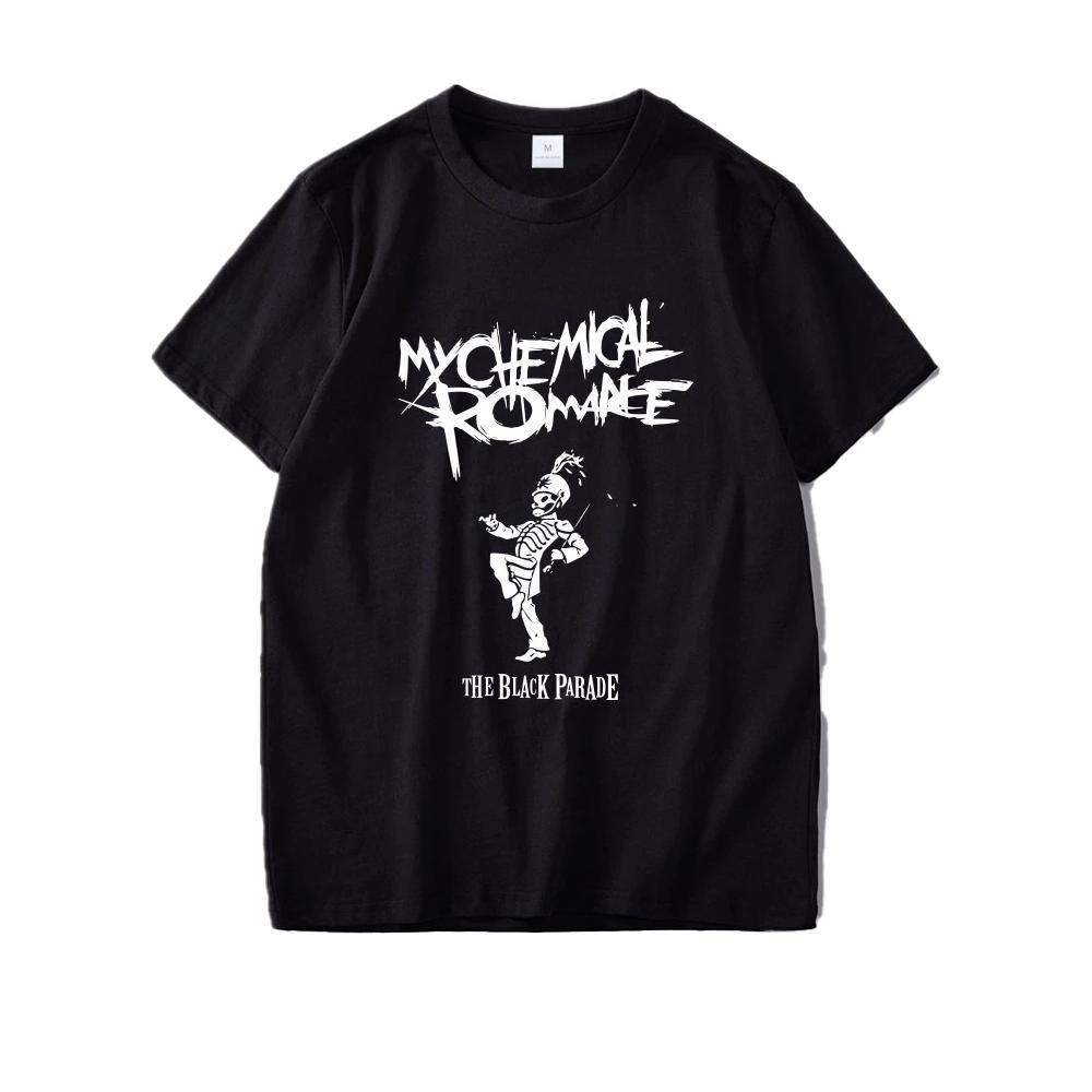 My Chemical Romance T Shirt women Fashion T-shirts Cool Hip Hop men Tshirt casiual Summer Vintage Anime Unisex Oversized Top Tee