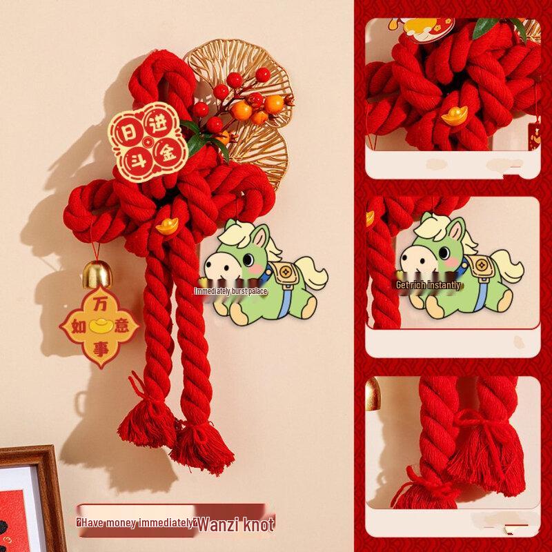 Fabric Chinese Knot New Year Hanging Decoration