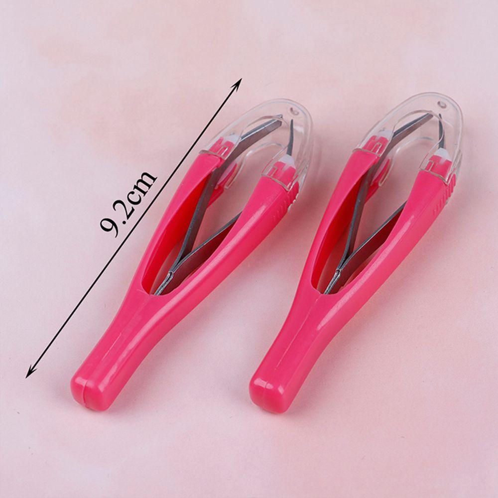 Slant Tip Blackhead Removal Automatic Eyebrow Tweezer Eyebrow Pinch Makeup Tool Clip Clamps