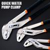 8/10/12inch Water Pump Pliers Multifunctional Plumbing Pliers Adjustable Open Pipe Pliers Home Maintenance Tool