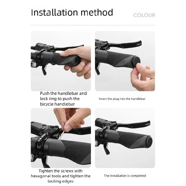 2pcs Large Pad Bike Handlebars Cover Mountain Bike Bicycles Handlebars Grip for Mountain Biking and Commuting