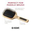 GB KENT Kent Royal Warrant Ball Pin Cushion Paddle Hairbrush, Large, Perfect for Your Hair Series PF18