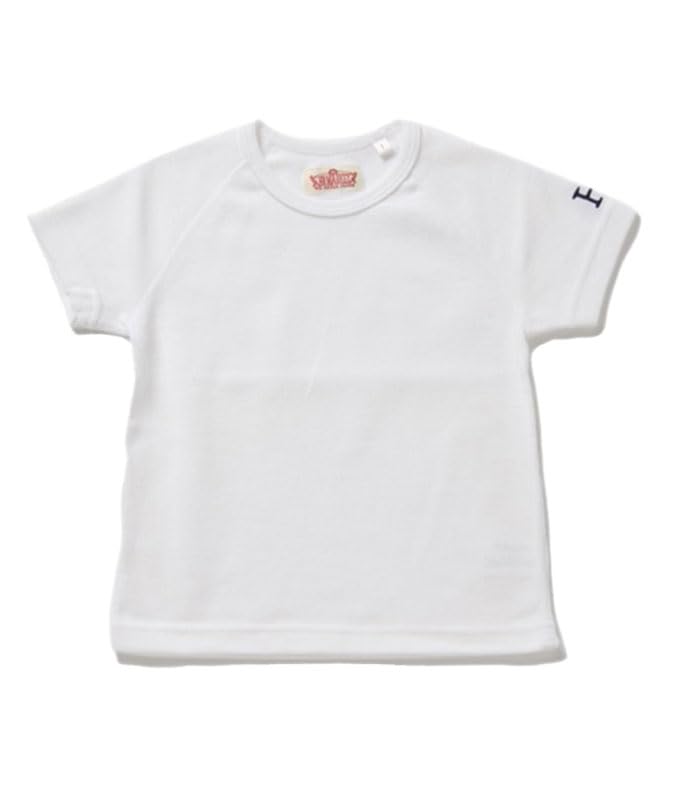 

RANCH Детская эластичная футболка с коротким рукавом [HOLLYWOOD MARKET] (JP, Алфавит, M, Белый) белый