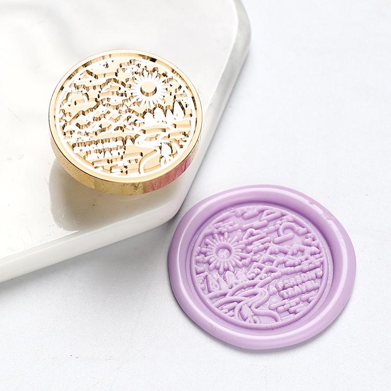 Wholesale Retro Vintage Wax Seal Stamp Sealing Wax Stamp Head For Wedding Invitation Gift Packaging Cards Scrapbooking Stamps