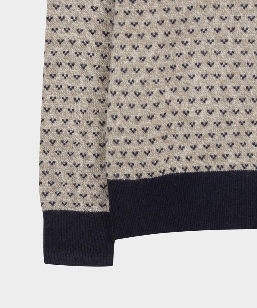 BROOKS BROTHERS Wool Archive Moose Crewneck Sweater (Navy) (Bbwrmff401)