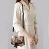 Fashion Tassel Decor Shoulder Bag Handbag and Purse Color Clash Women Crossbody Bag Patchwork Luxury Brand CLE