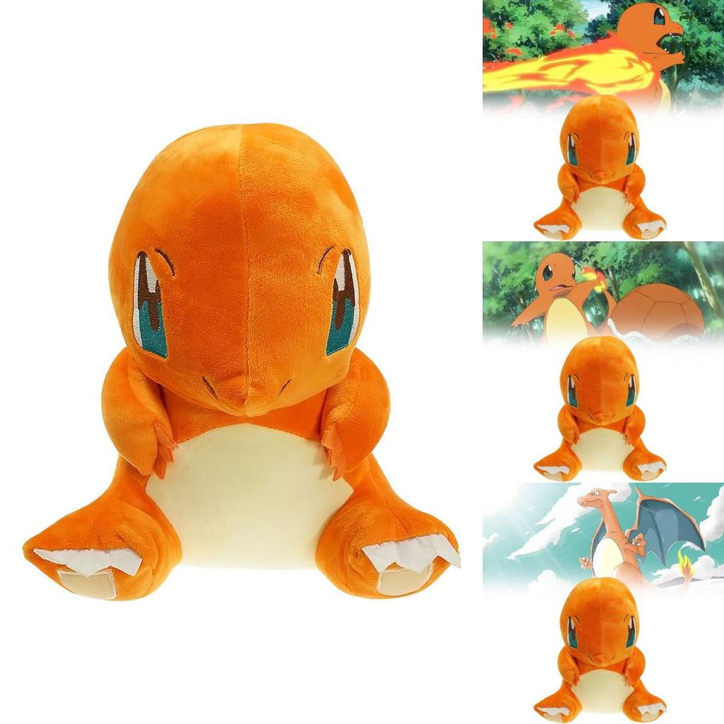 Pokemon Plush Charmander Toy Cartoon Stuffed Doll Cute Decoration Kids Gift