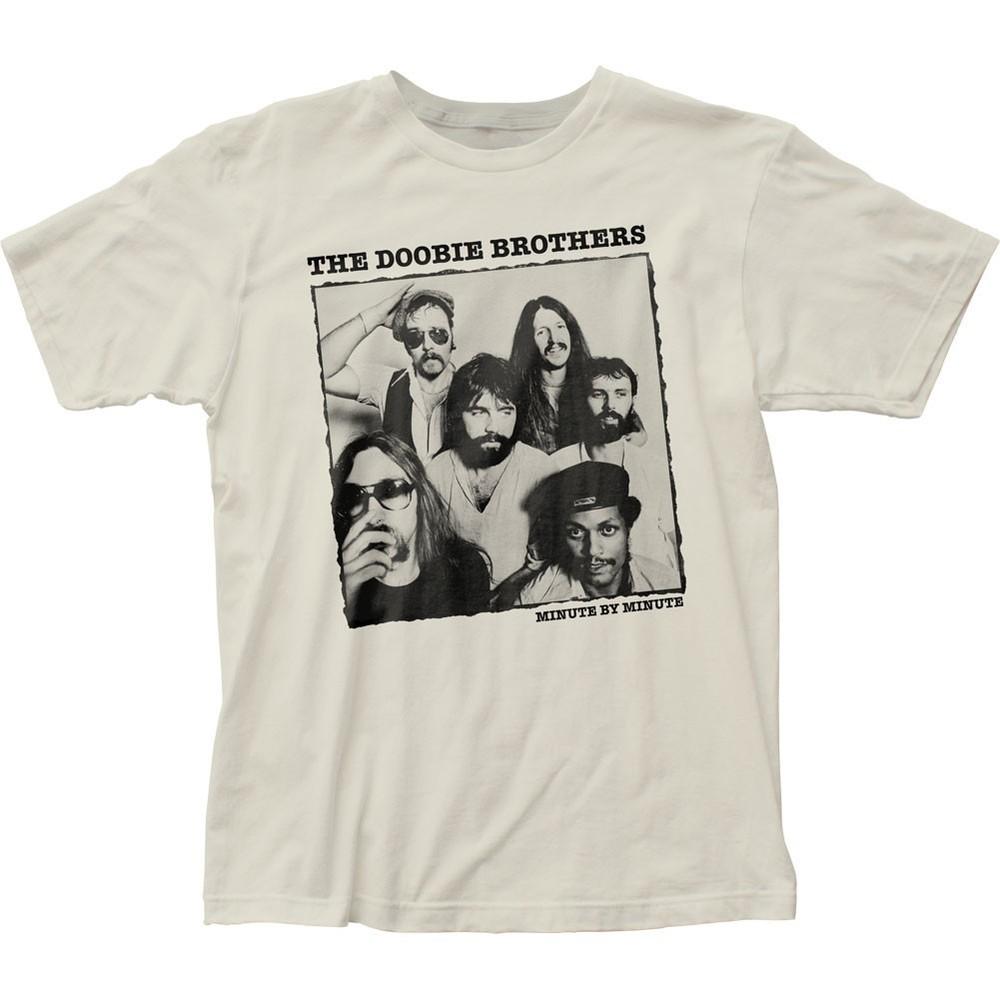 The Doobie Brothers Minute By Minute Mens T Shirt Music Classic Band Tee Natural Unisex T-Shirt L