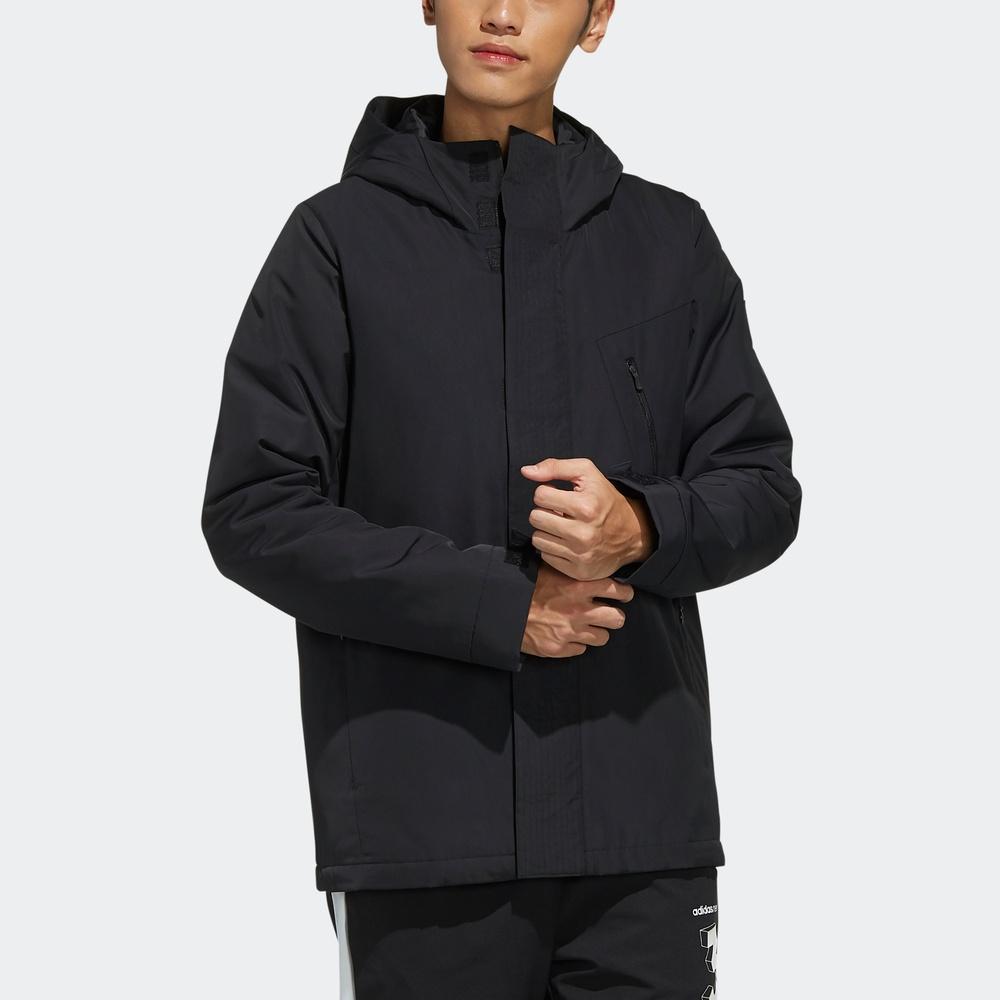 Adidas Neo M Cs Ftmpd Jacket Sports Hooded Cotton Coat Winter Men Jacket Black EI4427