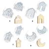 Sturdy Silicone House Mould Home Accessory for Stylish Keychain Creation Elegant Set for Customized Jewelry Gifts
