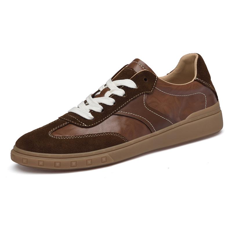 Men s Height-Boosting Thick Sole Sneakers - Casual Low-Top Slip-On. 43