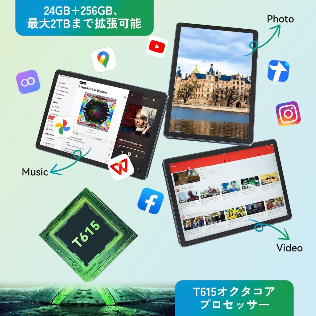 15 New for Tabwee W90 TF Large IPS 1920x1200 Widevine Netflix Face PD18W Fast 4G GMS [Android Tablet, 2025] Tablet, 11-inch, 24GB+256GB+2TB Card,