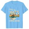 50 Years Old Vintage 1973 Limited Edition 50th Birthday T Shirts Graphic Streetwear Short Sleeve Summer Tshirt Birthday Gifts
