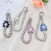 New Diamond Encrusted Love Bear Mobile phone Lanyard Short Handheld Phone Chain Female Wrist Hanging Chain Flash Diamond Female