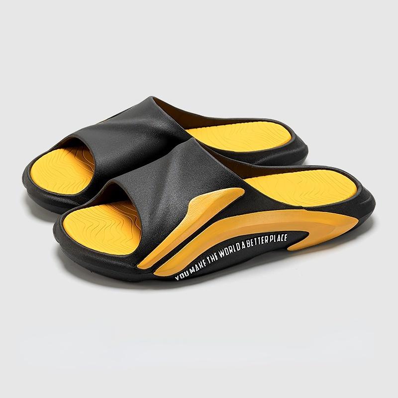 

Тапочки мужские мягкие сандалии 2024 летние крутые мужские и женские пляжные повседневные туфли легкие шлепанцы Eva брендовые мужские нескользящие сандалии для ванной 44-45