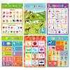 Educational Posters For Preschool Kids English Words Learning Charts Teaching Aids Classroom Decoration Big Card Montessori