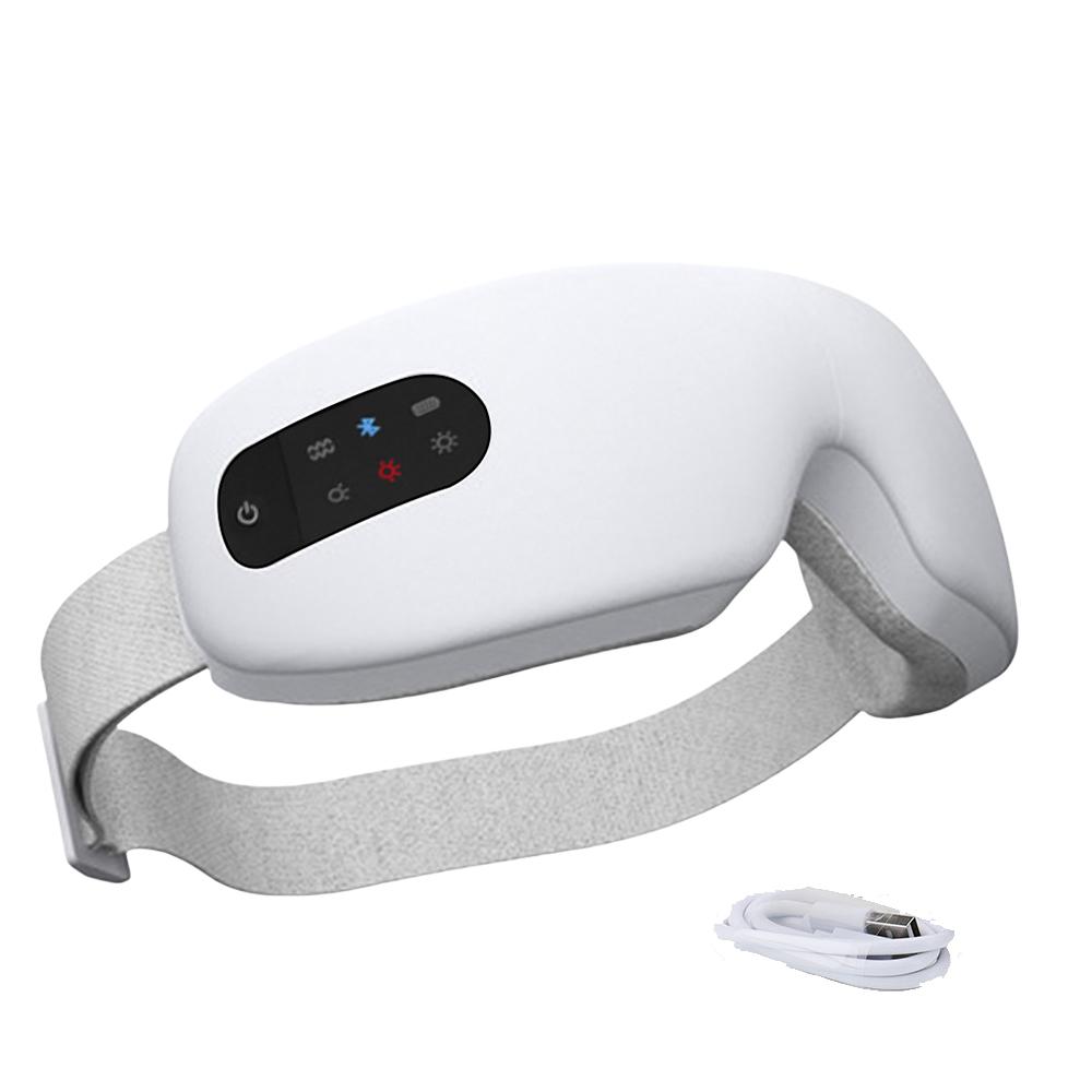 Smart Eye Massager Vibration Eye Care Massage Instrument Bluetooth Music Eyemask for Dry Eyes Fatigue Relief Portable Foldable