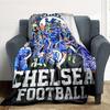Chelsea Fc Football Player Blanket Ultrasoft Suitable For Office Picnics Chair Four Seasons Universal Digital Print