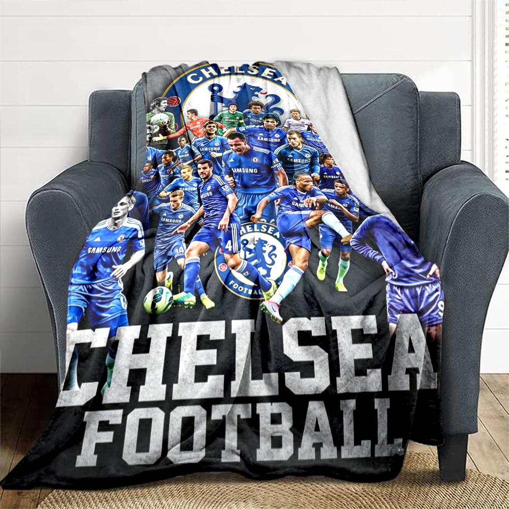 Chelsea Fc Football Player Blanket Ultrasoft Suitable For Office Picnics Chair Four Seasons Universal Digital Print