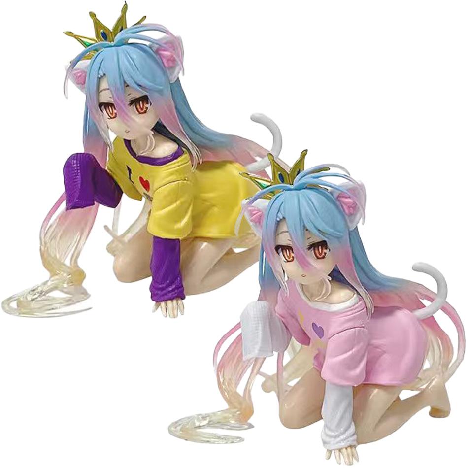 10-19Cm Anime Ngnl No Game No Life White "Figure Anime Pvc Anime Action Figures Model Collection Ornament Anime Model Toy Gifts