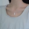 Mouvebament White Crown Necklace_Silver 925