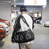 Men's Leather Travel Foldable Portable Shoes Luggage Large Capacity Travel Tote Women Duffle Bag