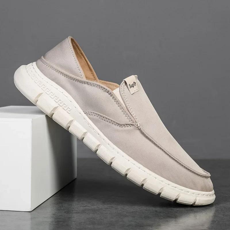 Fashion Shoes for Men Comfortable Men's Casual Shoes 2025 New Outdoor Non-slip Breathable Slip-on Men Loafers Sapatos Masculinos