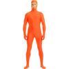 Orange Full-Body Zentai Costume With Tutu Dr. Seuss Themed Halloween Party Outfit