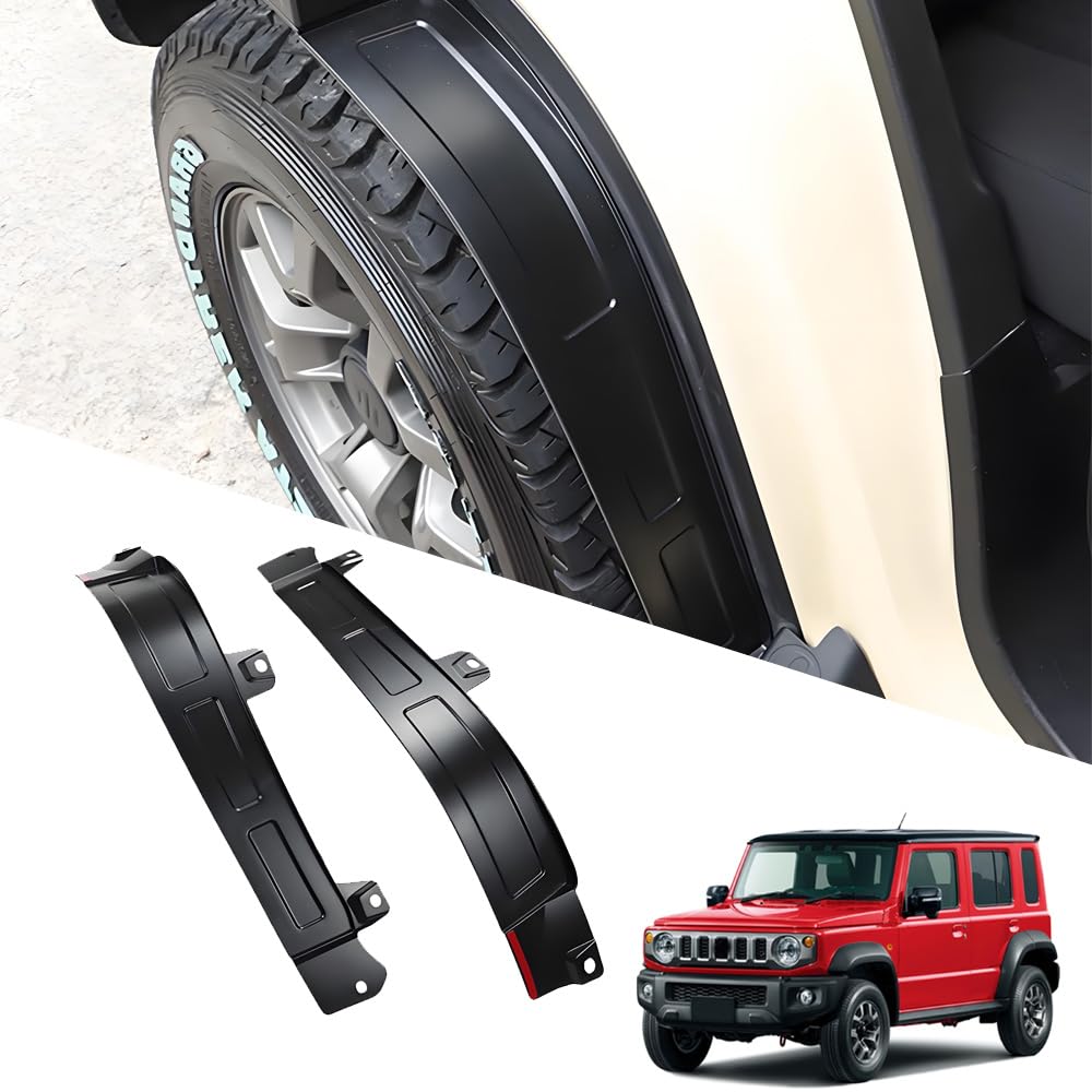 Wheel Liner Fenders for the New Jimny Nomad JC74 2025 Rear Wheel Made of PP Soft No Drilling Easy Set 5-Door (April onwards) - Fenders, Plastic,