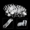 100pcs Coin Capsule Commemorative Transparent Plastic Small Round Supplies