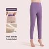 Women's Extra Thick Fleece-Lined Lambswool Pants – High Waist, Elastic, Warm Winter Layer