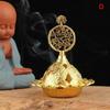 1PC kadidelnice dutá Golden Tower Oil Burner Arab Style Držák kadidelnice pro domácnost