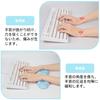 Keyboard Wrist Rest White Computer Armrest Cloud Hand Rest Wrist Cushion Cloud Palm Rest Reduce Fatigue Soft Material Ergonomic Cute Suitable for