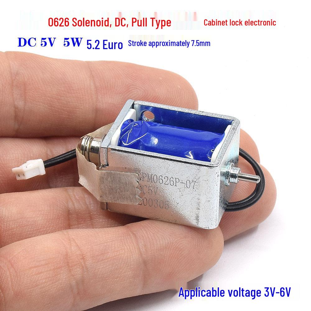 

Pull-Type DC Solenoid Lock with Spring Return for Cabinets