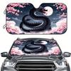 1pc Car Sunshade, Oriental Black Dragon High-Definition Printed Windscreen Shield For RV And SUV Decoration