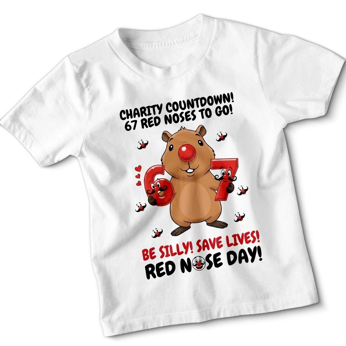 

Red Nose Day 2026 Kids T-Shirts Boys Girls Cartoon Character T-shirt Top #RD #22 100