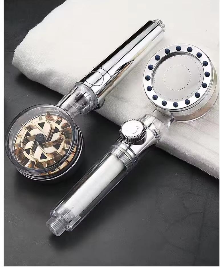 Shower Head Pressurized Handheld Water-saving Filter High Pressure Rain Accessories CE SASO UPC Certified
