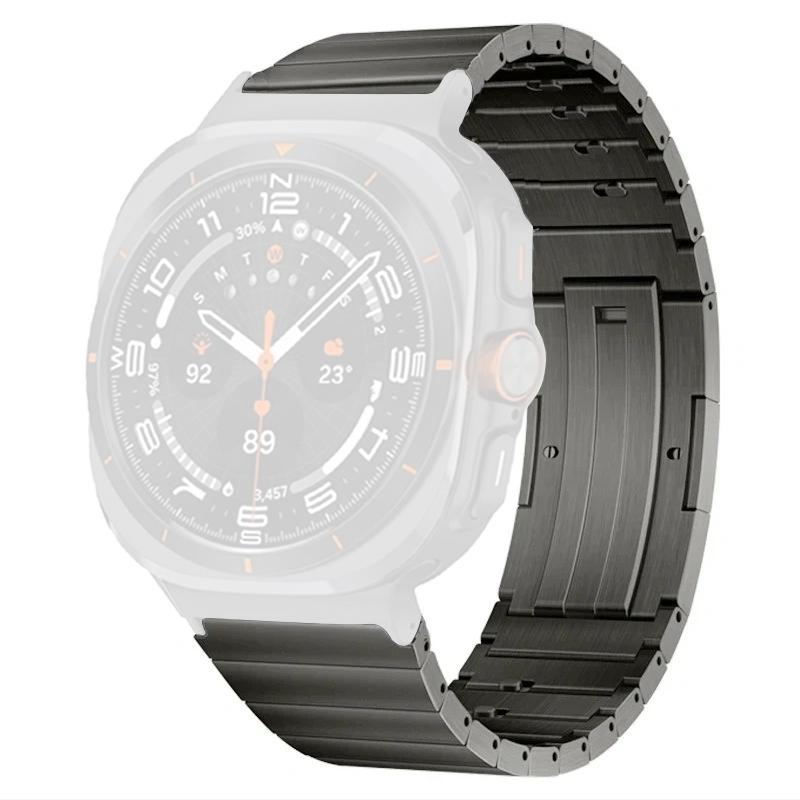 Watch Band for Samsung Galaxy Watch8 44mm/40mm/Watch8 Classic 46mm Quick Release Side Sliding Buckle Titanium Alloy Strap